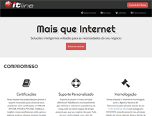 Tablet Screenshot of itline.com.br